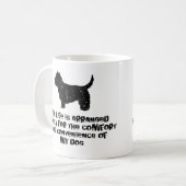 Steinhaufen Terrier Kaffeetasse (Vorderseite Links)