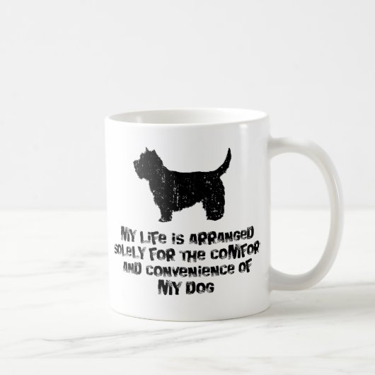 Steinhaufen Terrier Kaffeetasse (Rechts)