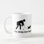 Steinhaufen Terrier Kaffeetasse (Links)