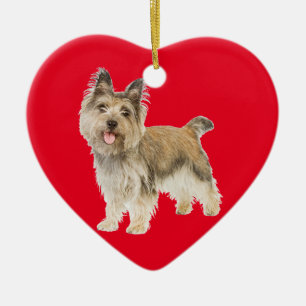 Steinhaufen Terrier Keramikornament