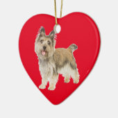 Steinhaufen Terrier Keramikornament (Links)