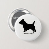 Steinhaufen-Terrier-Knopf Button (Vorne & Hinten)