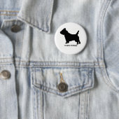 Steinhaufen-Terrier-Knopf Button (Beispiel)