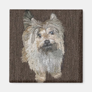 Steinhaufen-Terrier-Magnet Magnet