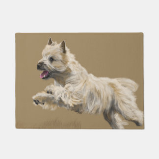 Steinhaufen Terrier nannte Mackey Fußmatte