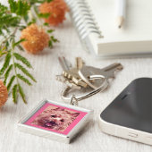 Steinhaufen-Terrierschlüsselkette Schlüsselanhänger (Seite)