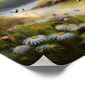 Steinhaus am Fluss 1 Poster (Ecke)