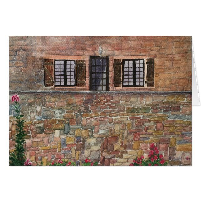 STEINhaus-   AQUARELL (Vorderseite (Horizontal))