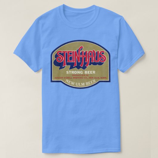 Steinhaus Beer Retro Defunktionale Breweriana T-Shirt (Design vorne)