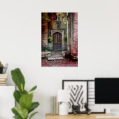 Steinhaustür Poster (Heimbüro)