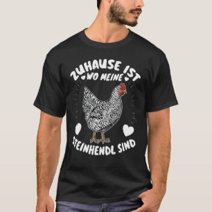 Steinhendl Vogel Hühner Züchter Geflügel 12 T-Shirt