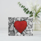 Steinherz Postkarte (Stehend Vorderseite)