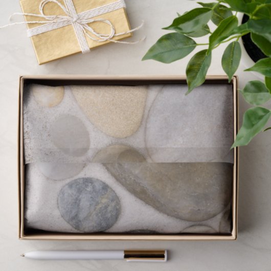 Steinherz Seidenpapier (Geschenk)