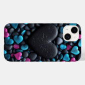 Steinherzen Case-Mate iPhone Hülle (Rückseite (Horizontal))