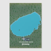 Steinhuder Meer Deutschland Karte (Vorderseite)