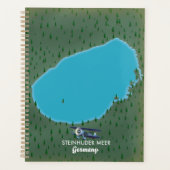 Steinhuder Meer Deutschland Karte Canvas Print Planer (Vorderseite)