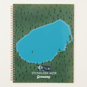 Steinhuder Meer Deutschland Karte Canvas Print Planer