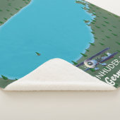 Steinhuder Meer Deutschland Karte Plaque Sherpadecke (3/4)