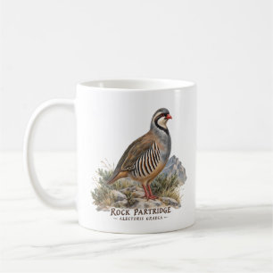 Steinhuhn ,Alectoris Graeca Jagdvögel Kaffeetasse