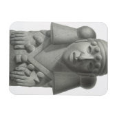 Steinidol des Regengottes Cocijo, Platte von 'Anc Magnet (Horizontal)