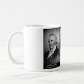 STEINIGER TEIG - Geburtsort von Pres. James Kaffeetasse (Links)