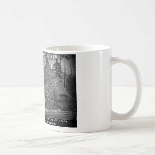 STEINIGER TEIG - Geburtsort von Pres. James Kaffeetasse (Rechts)
