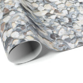 Steiniges Muster Geschenkpapier (Rolleneckpunkt)