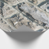 Steiniges Muster Geschenkpapier (Ecke)