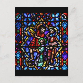 Steinigung von Saint Stephens Kunstgewerbe Postkarte