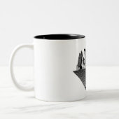 Steininsel-Tasse Zweifarbige Tasse (Links)