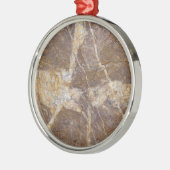 Steinkalligraphie Silbernes Ornament (Links)