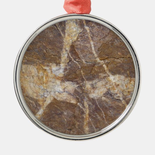 Steinkalligraphie Silbernes Ornament (Vorne)