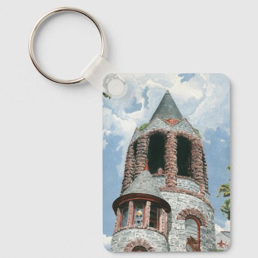 Steinkirchturm Schlüsselanhänger (Vorderseite)