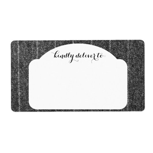 Steinkohle, graue Pinstripe, Tweed-Schiefermatte (Vorne)