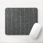 Steinkohle, graue Pinstripe, Tweed-Schiefermatte Mousepad (Mit Mouse)