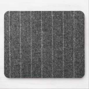Steinkohle, graue Pinstripe, Tweed-Schiefermatte Mousepad