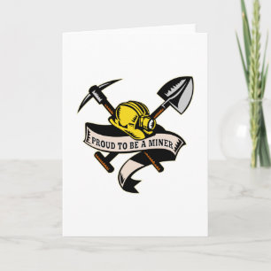 Steinkohlebergwerk Pickax-Rolle Karte