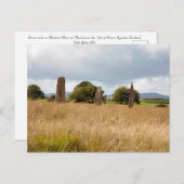 Steinkreis der Insel Arran Postkarte (Vorne/Hinten)