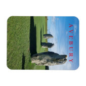 Steinkreisansicht Kühlschrankmagnet Magnet (Horizontal)