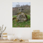 Steinkreuz von Saint Pardoux Poster (Küche)