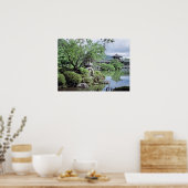 STEINLANTERIN at HEIAN SHINTO SHRINE - KYOTO Poster (Küche)