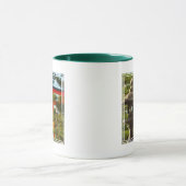 Steinlaterne und Torii-Tor Tasse (Zentrum)