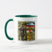 Steinlaterne und Torii-Tor Tasse (Links)