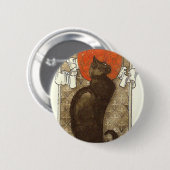 Steinleins Katze - Art Nouveau Button (Vorne & Hinten)