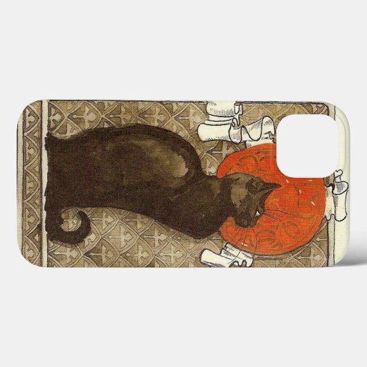Steinleins Katze - Art Nouveau Case-Mate iPhone Hülle (Rückseite (Horizontal))