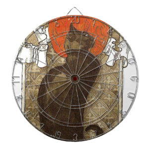 Steinleins Katze - Art Nouveau Dartscheibe