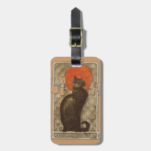 Steinleins Katze - Art Nouveau Gepäckanhänger