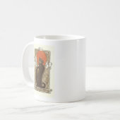 Steinleins Katze - Art Nouveau Kaffeetasse (Vorderseite Links)