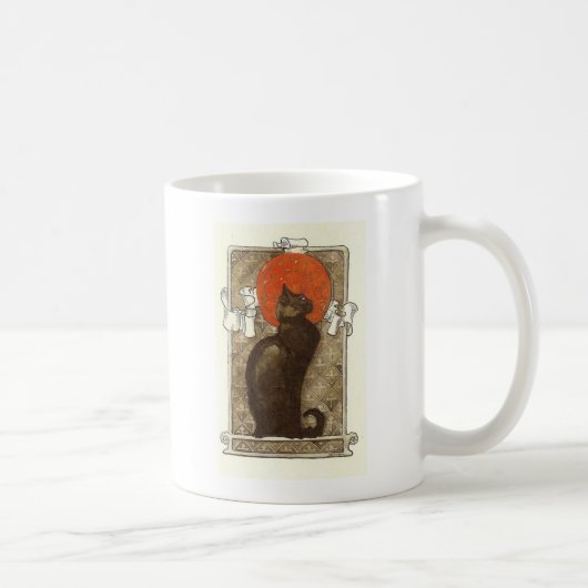 Steinleins Katze - Art Nouveau Kaffeetasse (Rechts)