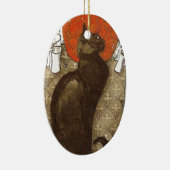 Steinleins Katze - Art Nouveau Keramikornament (Rechts)